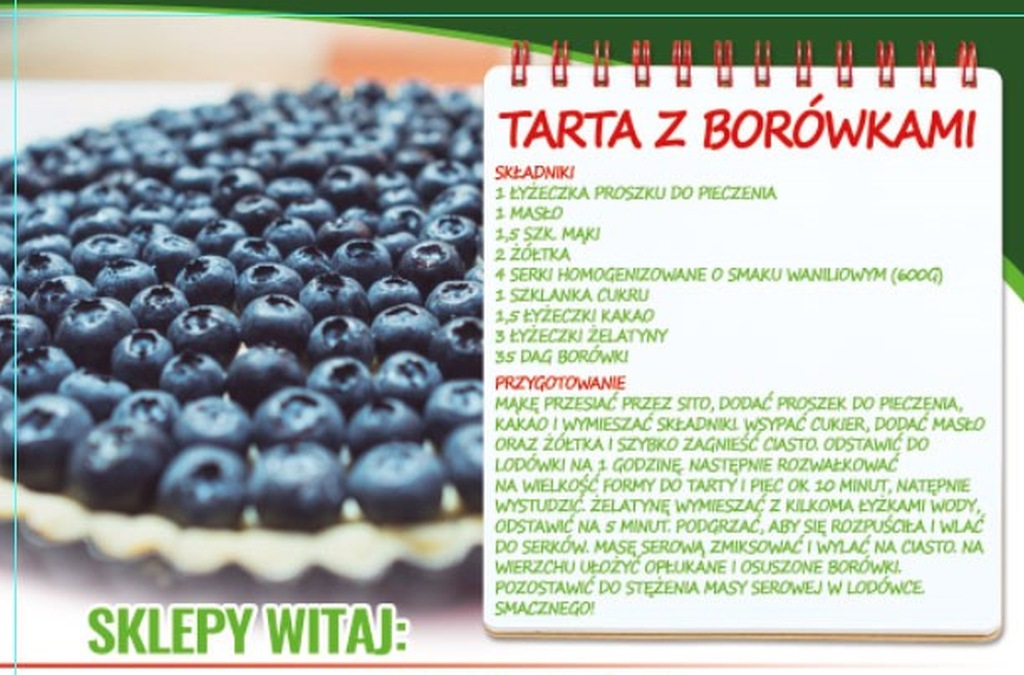 Tarta z borówkami