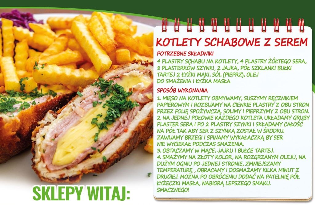 Kotlety schabowe z serem