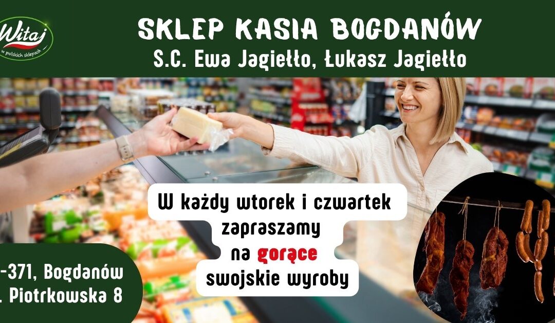 Zapraszamy do sklepu KASIA BOGDANÓW