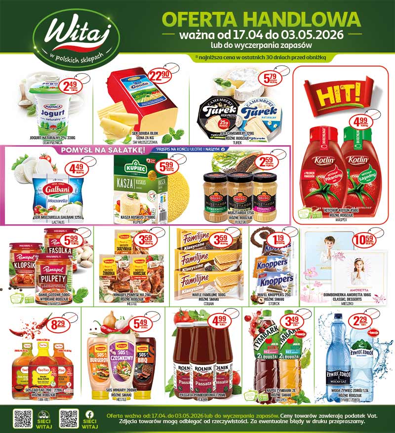 Polski handel sklepy Siec Witaj Witaj Lodz polski handel lodz sklep spozywczy polskie produkty