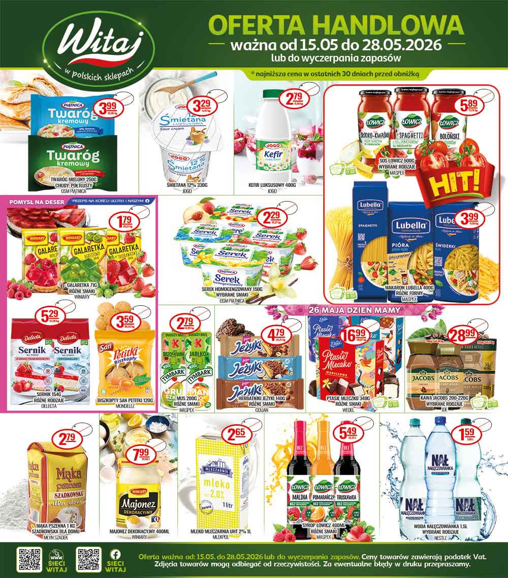 Polski handel sklepy Siec Witaj Witaj Lodz polski handel lodz sklep spozywczy polskie produkty