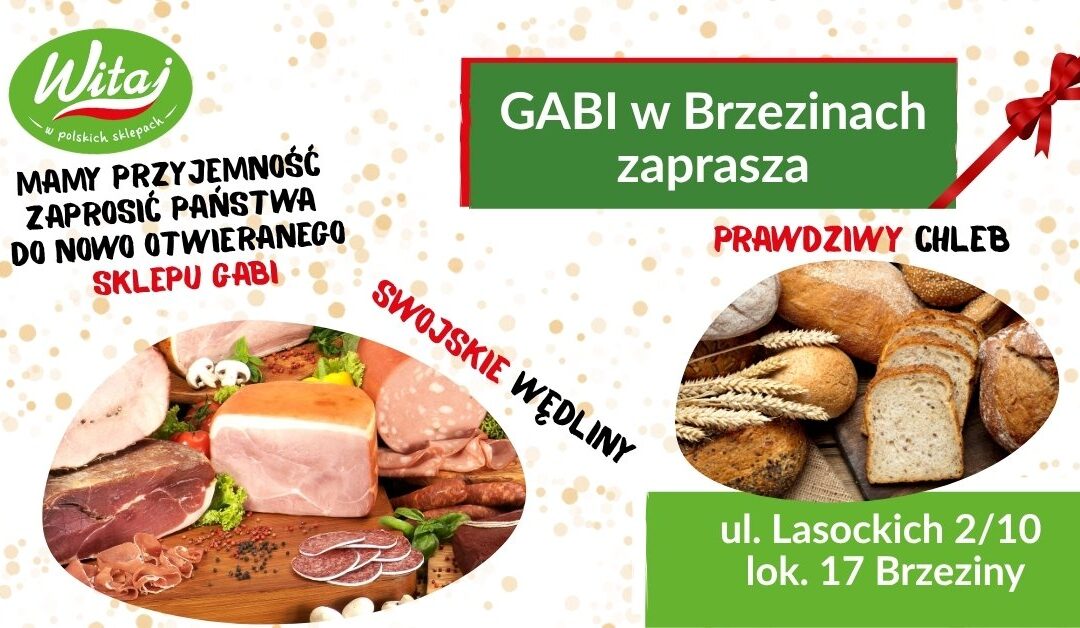OTWARCIE Sklep GABI zaprasza